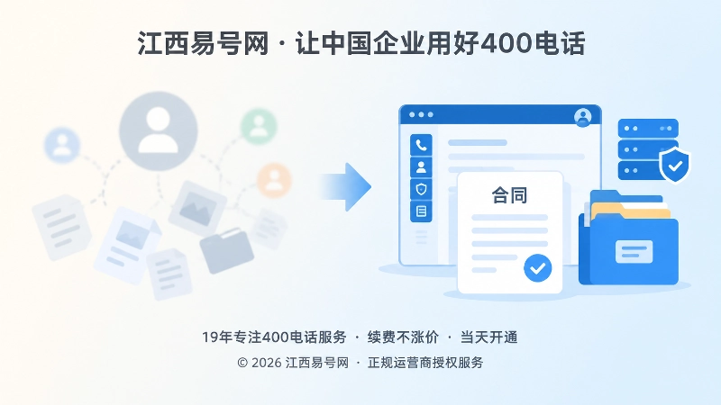 400电话平台资料流转正规与不正规对比图