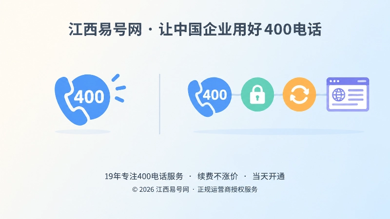 对比式扁平插画：只留号码结果与留下400电话决策依据