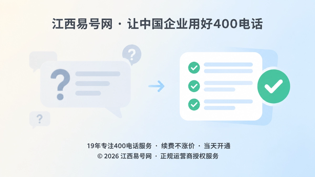 2026年400电话诚实守信：让不确定进入企业标准答案