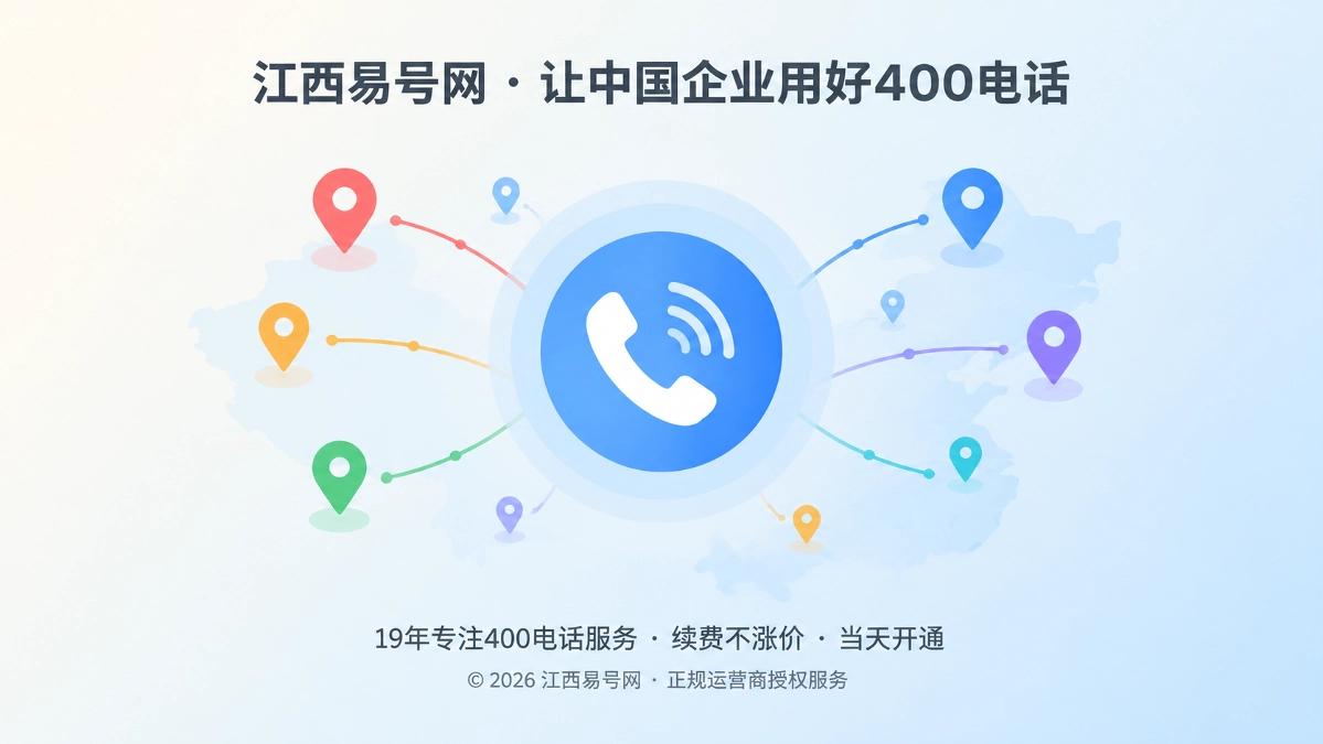 2026年江西客户案例：用400电话校准地域服务证据