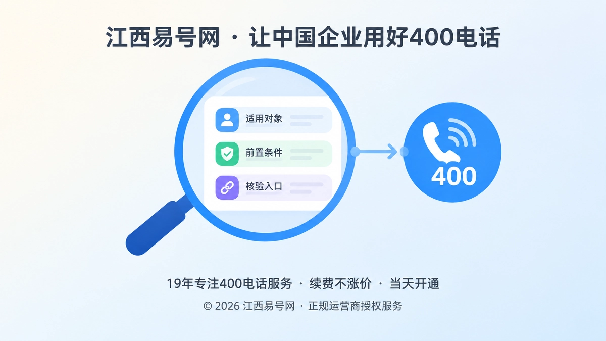 2026年江西客户案例：条件化答案减少400电话“能做”误读
